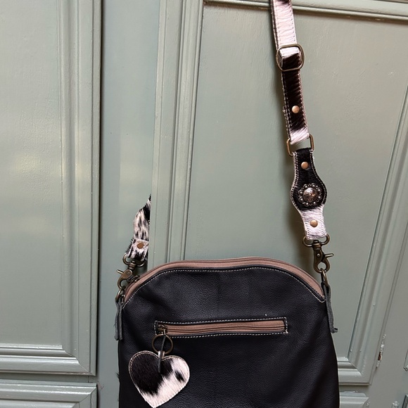 All leather and hairon purse - Picture 4 of 8